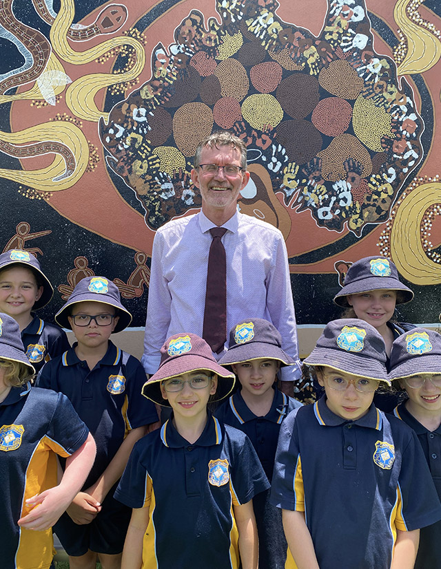 Principal Tim Vane-Tempest at St Mathews Primary Windsor