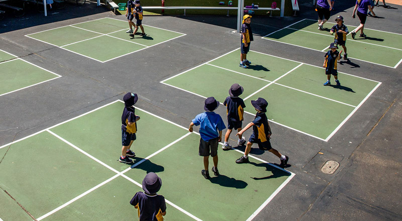 Handball Courts at St Mathews Primary Windsor