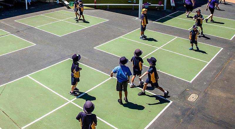 St Matthew's Catholic Primary Windsor handball courts