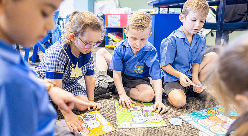 Students learning at St Mathews Catholic Primary Windsor