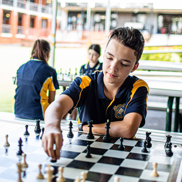 Chess club at St Matthew's Catholic Primary Windsor